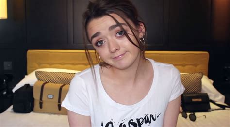 Game Of Thrones Maisie Williams Did A Qanda On Her Brand New Youtube