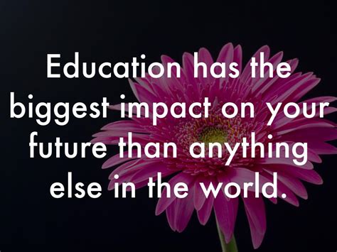 Education Has The Biggest Impact On Your Future Than