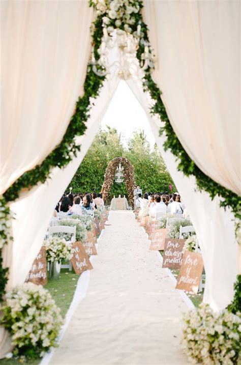 Beautiful Garden Wedding Aisle Wedding Goals Wedding Themes Wedding Inspo Dream Wedding