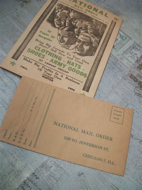 1950 Original National Mail Order Fallwinter Catalog By Booth58