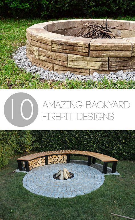 You don't have to go overboard. 10 Amazing Backyard DIY Firepit Designs | Fire pit ...