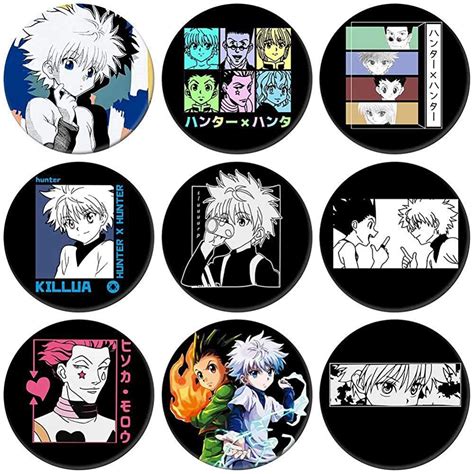 Fuguan Hunter X Hunter Button Pins Set Anime Brooch Pin