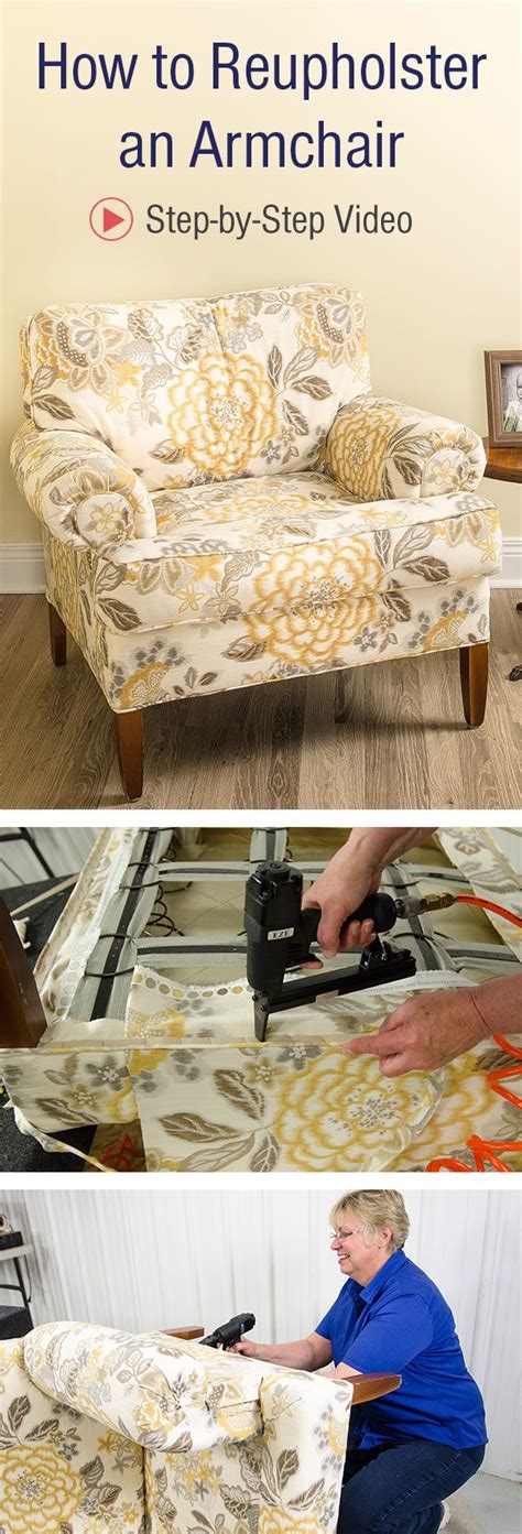 The typical labor plus fabric cost was $1021. How to Reupholster an Armchair | Reupholster furniture ...