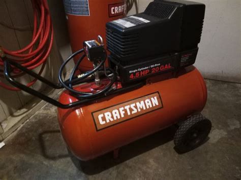 Craftsman 20 Gallon Air Compressor 120 Volt Oil Free For Sale In