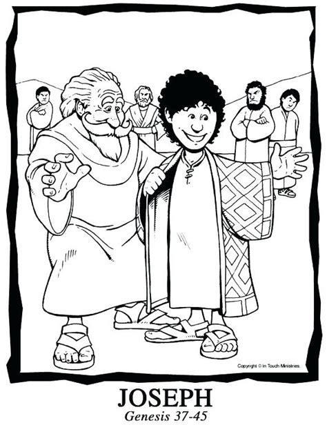 Joseph Bible Coloring Page At Getdrawings Free Download