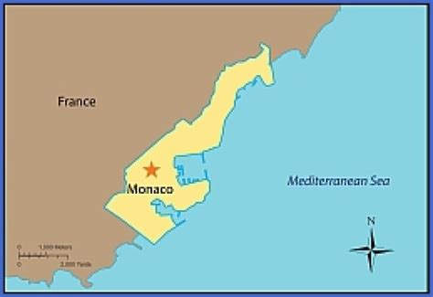 Map Of Monaco