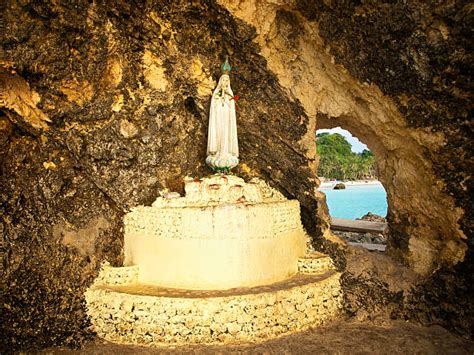 Grotto Virgin Mary Cave Mother Stock Photos Pictures And Royalty Free