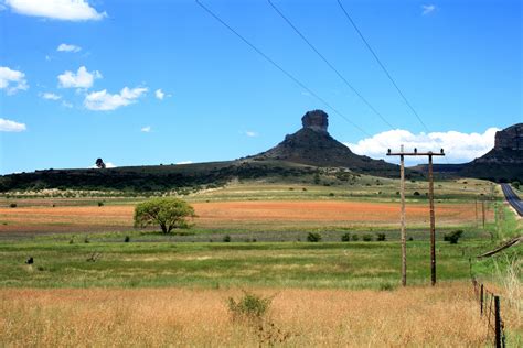 Landscape With Butte In Background Free Stock Photo Public Domain