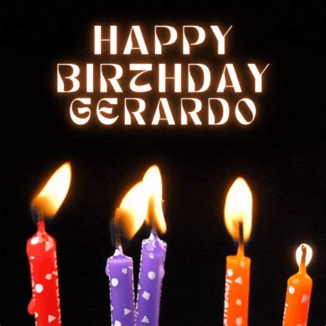 Happy Birthday Gerardo Wishes Images Cake Memes 