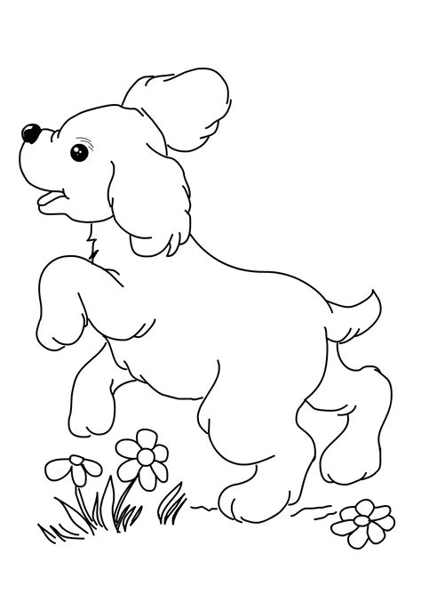 Printable Colouring Pages Puppies