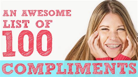 A List Of 100 Compliments Think Kindness