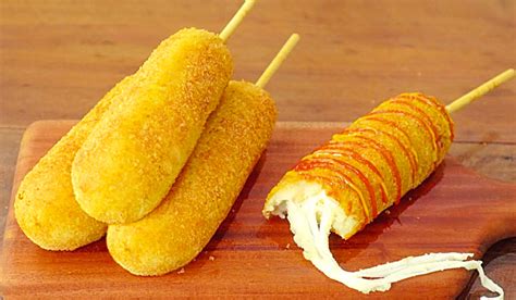 Cheese Potato Hot Dog On A Stick Recipe