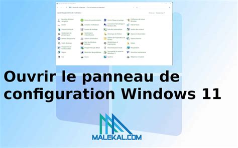 Windows 11 Ouvrir Le Panneau De Configuration
