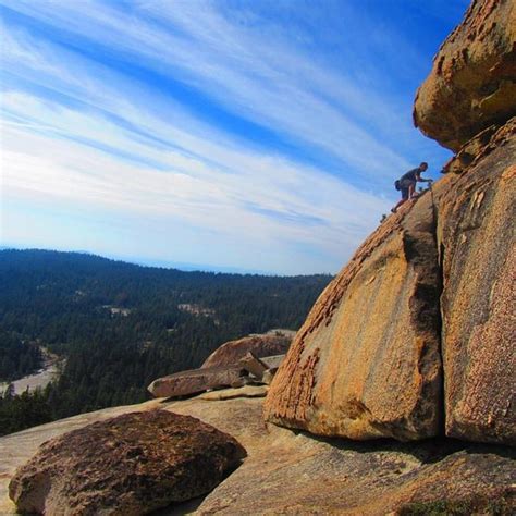 Rock Climbing In Eagles Nest Western Sierra