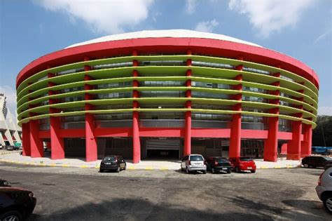Vista Externa Do Ginásio Do Ibirapueraque Passa Por Reforma Esportes