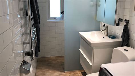Moderna badrum i Brf Landmärket