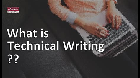 What Is Technical Writing Youtube