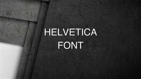 Helvetica Font Free Download