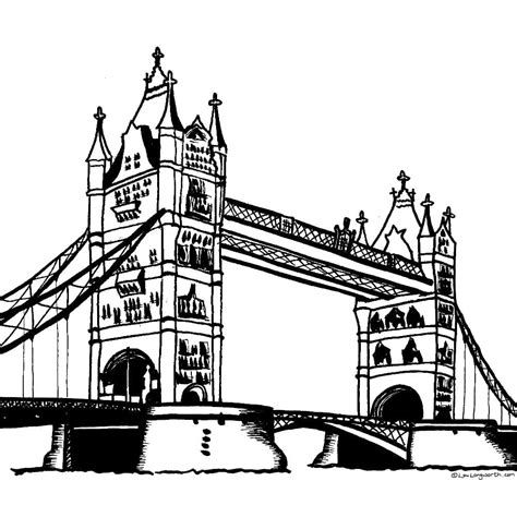 London Bridge Simple Sketch