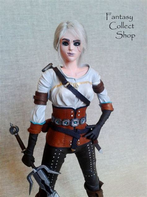 Ciri Figurine From The Witcher 3 Ciri Figure By Fantasycollectshop
