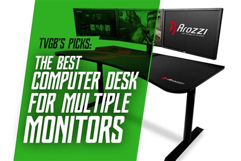 5 Best Gaming Computer Desks For Multiple Monitors In 2022