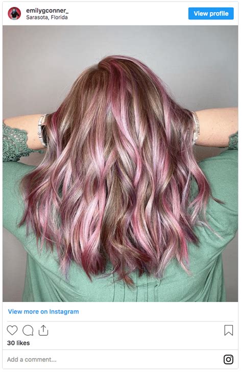 Brown Hair With Pink Highlights How To Get The On Trend Look