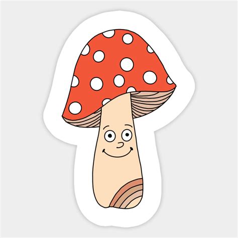 Mushroom Sticker Mushroom Sticker Teepublic
