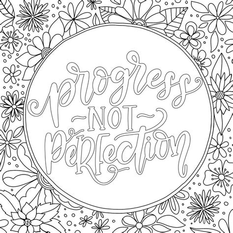 Self Talk Positive Coloring Sheets Coloring Pages
