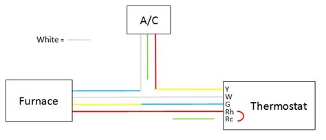 The diagram provides visual representation of the electric arrangement. hvac - Wireless Thermostat C-Wire Substitute - Home Improvement Stack Exchange