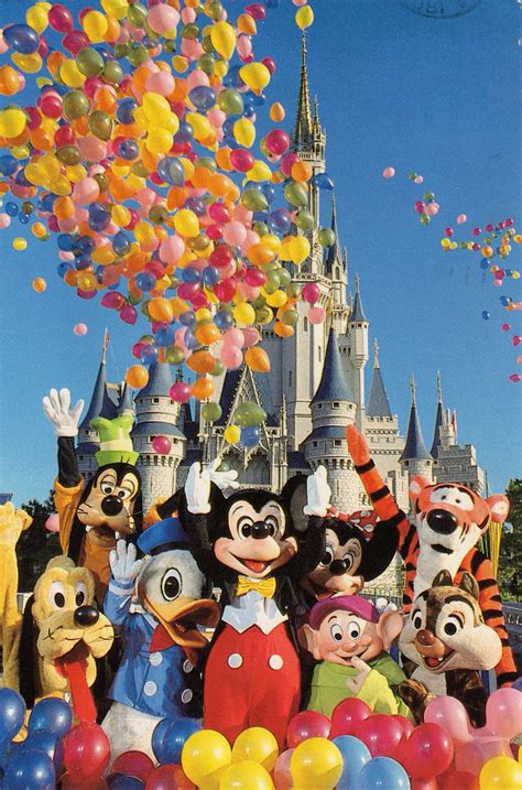 Mickey And Friends Disney World Orlando Disney Parks Vintage