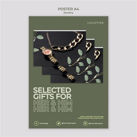 Free Psd Jewelry Store Flyer Template