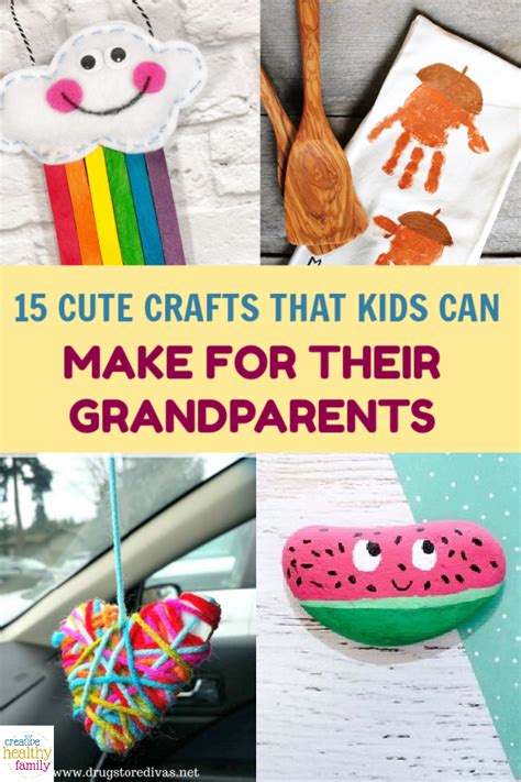 15 Cute Crafts For Kids That Make Perfect Ts For Their Grandparents