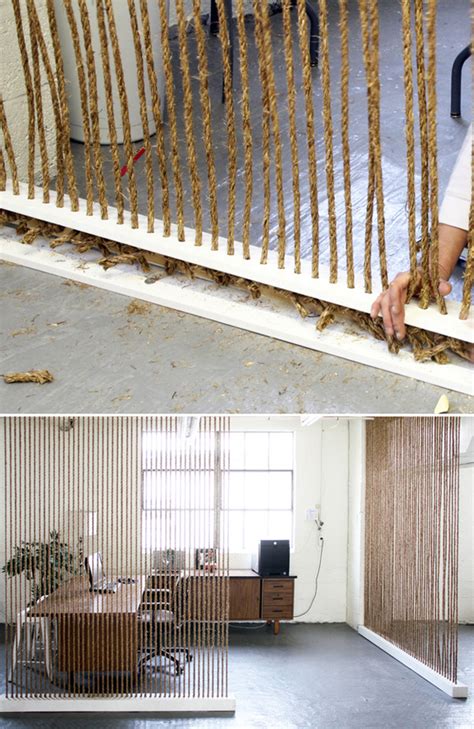 15 Simple Rope Wall For Room Dividers Home Design And Interior