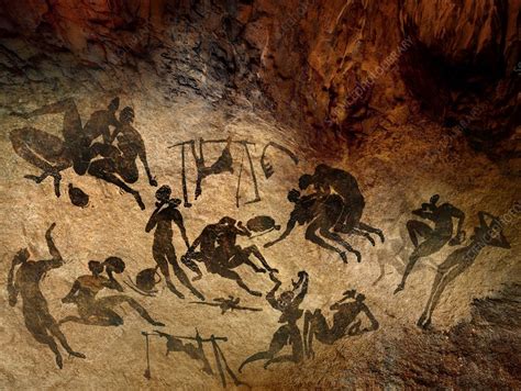 Cave Painting Artwork Stock Image C0096519 Science Photo Library