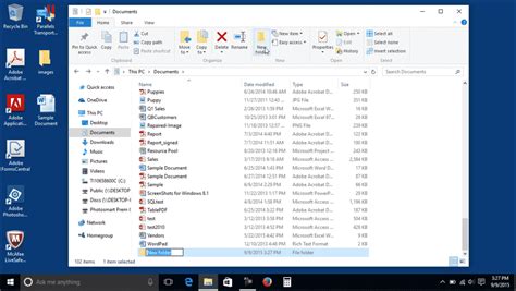 Create A Folder In Windows 10 Instructions And Video Lesson