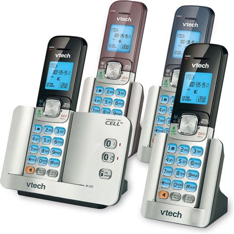 Vtech Ds6511 4a 4 Handset Dect 60 Cordless Phone With Bluetooth