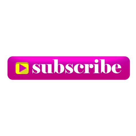 Pink Subscribe Button Png Transparent Png 2000x2000598987 Pngfind