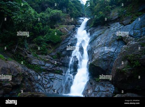 Siruvani Waterfalls Coimbatore Western Ghats Stock Photo Alamy