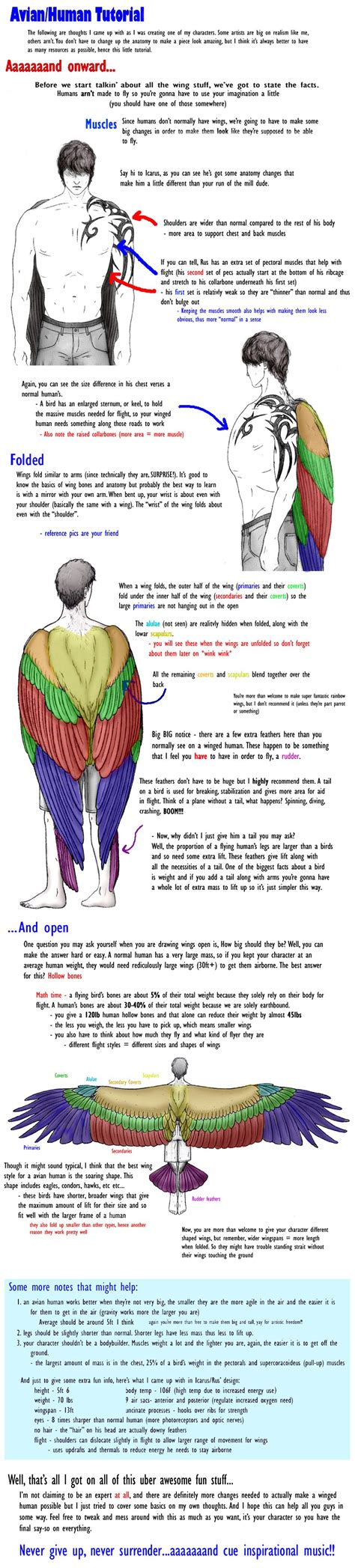 winged human tutorial by dymira128 on deviantart