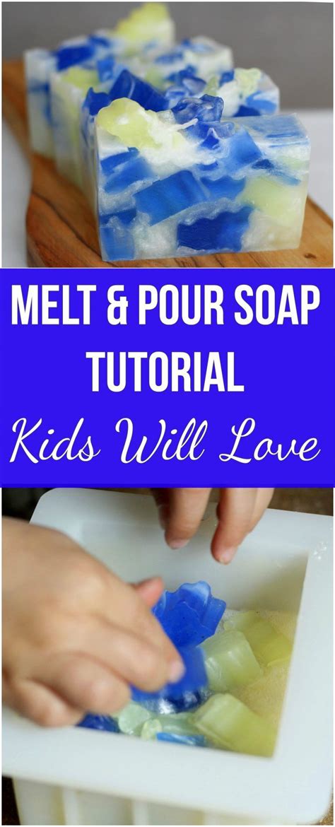 Making Melt And Pour Soap With My 4 Year Old Soap Melt And Pour Kids