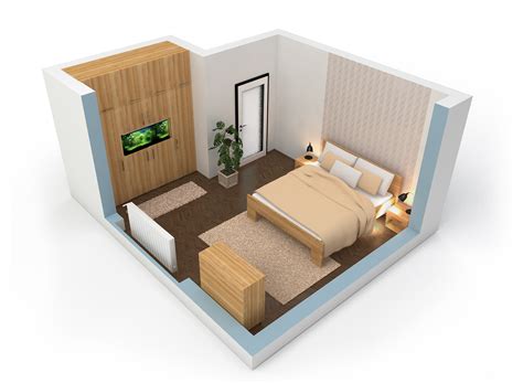 Bedroom 3d On Behance