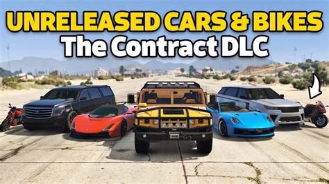 Gta 5 Online The Contract Dlc All New Unreleased Cars And Bikes
