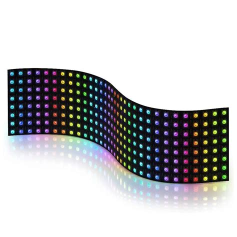 Ws2812b Rgb Led Panel Screen 8x8 16x16 8x32 256 Pixels Digital Flexible