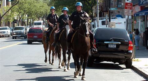 In The Saddle Police Seek A Bit More Trust The New York Times