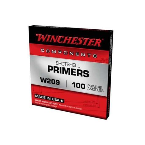 Winchester 209 Shotshell Primers 100 Pkg The Gun Dealer