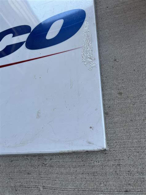 Acdelco Metal Dealer Sign 70 X34 Nos With Plastic Still On Sign Ebay