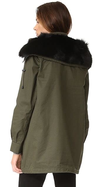 Derek Lam 10 Crosby Parka With Detachable Fur Trim Shopbop