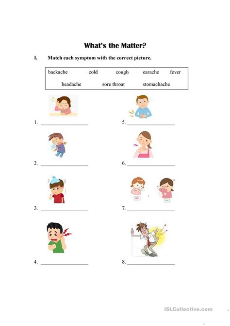 Going To The Doctor English Esl Worksheets For Distance Learning And