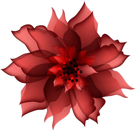 Red love rose flower images. Red Flower Clip art - Decorative Flower Red Transparent ...