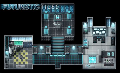 Futuristic Tiles Now Available For Purchase Via Official Rpg Maker